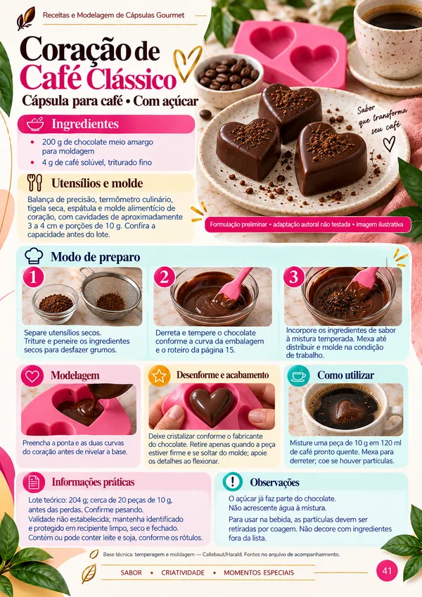 Coração de Café Clássico