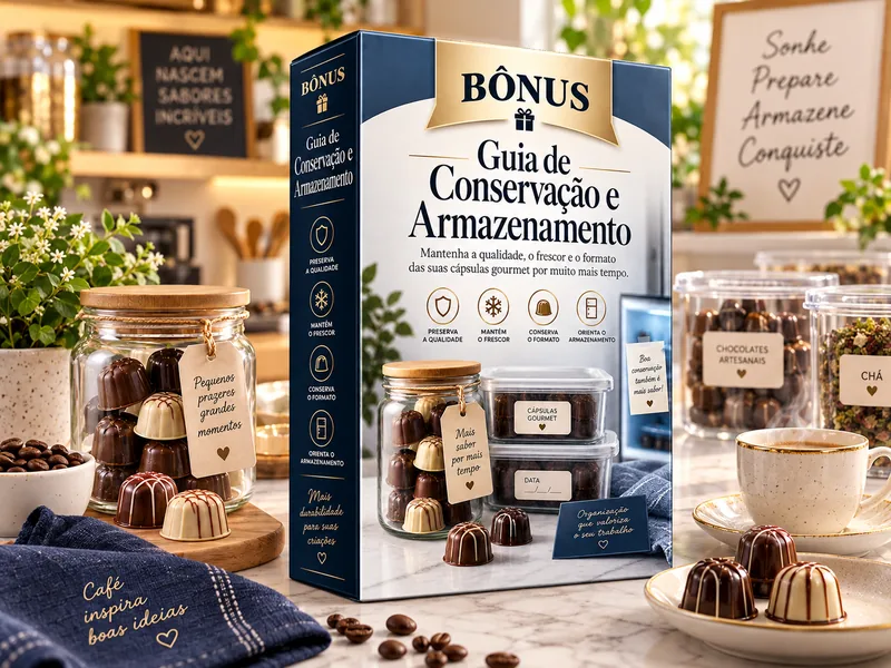 Bônus Guia de Conservação e Armazenamento das Cápsulas Gourmet